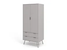 Core Products Core Augusta Grey 2 Door 2 Drawer Double Wardrobe