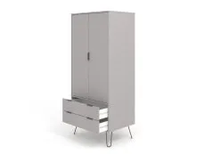 Core Products Core Augusta Grey 2 Door 2 Drawer Double Wardrobe