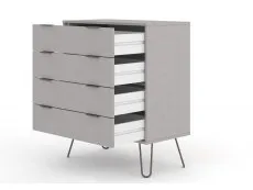 Core Products Core Augusta Grey 4 Drawer Chest of Drawers