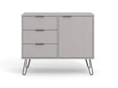 Core Products Core Augusta Grey Small Sideboard with 1 Door 3 Drawer