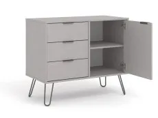 Core Products Core Augusta Grey Small Sideboard with 1 Door 3 Drawer