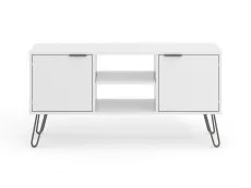 Core Products Core Augusta White 2 Door Flat Screen TV Unit