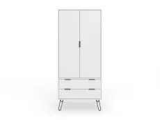 Core Products Core Augusta White 2 Door 2 Drawer Wardrobe