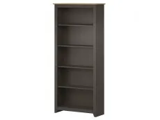 Core Products Core Capri Carbon and Waxed Pine Tall Bookcase