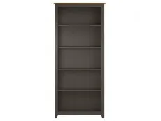 Core Products Core Capri Carbon and Waxed Pine Tall Bookcase