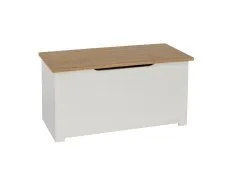 Core Products Core Colorado White and Oak Blanket Box