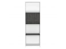 Core Products Core Dallas White and Grey Oak Bookcase