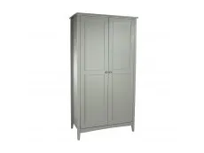 Core Products Core Como Light Grey 2 Door Wardrobe