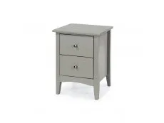 Core Products Core Como Light Grey 2 Drawer Bedside Table