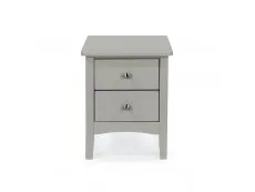 Core Products Core Como Light Grey 2 Petite Drawer Bedside Table