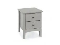 Core Products Core Como Light Grey 2 Petite Drawer Bedside Table