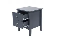 Core Products Core Como Midnight Blue 2 Drawer Petite Bedside Table