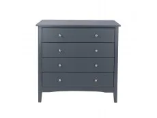 Core Products Core Como Midnight Blue 4 Drawer Chest of Drawers