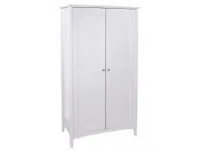 Core Products Core Como White 2 Door Wardrobe