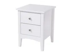 Core Products Core Como White 2 Petite Drawer Bedside Table