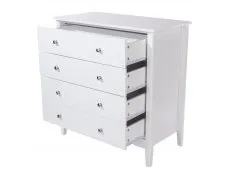 Core Products Core Como White 4 Drawer Chest of Drawers