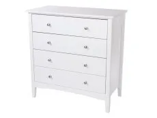 Core Products Core Como White 4 Drawer Chest of Drawers