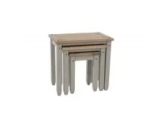 Core Products Core Corona Grey and Pine Nest of Tables