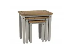 Core Products Core Corona Grey and Pine Nest of Tables