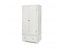 Core Products Core Nairn White 2 Door, 1 Drawer Wardrobe