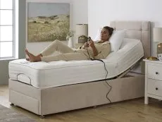 Flexisleep Flexisleep Eco Natural Pocket 2000 Electric Adjustable 3ft Single Bed