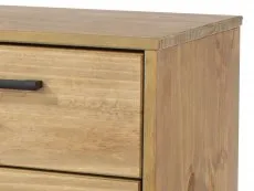 Core Products Core Texas 3+3 Drawer Waxed Pine Wide Wooden Chest of Drawers