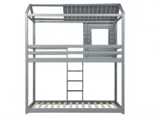 Birlea Furniture & Beds Birlea Adventure 3ft Grey Wooden Bunk Bed Frame