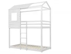 Birlea Furniture & Beds Birlea Adventure 3ft White Wooden Bunk Bed Frame