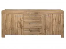 Birlea Furniture & Beds Birlea Compton Oak 2 Door 3 Drawer Sideboard