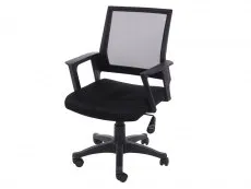 Core Products Core Loft Black Mesh Back and Black Fabric Office Chair