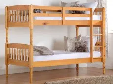 Seconique Seconique Albany 3ft Antique Pine Wooden Bunk Bed Frame