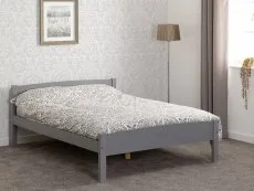 Seconique Seconique Amber 4ft6 Double Grey Wooden Bed Frame