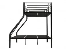 Seconique Seconique Tandi 3ft plus 4ft6 Black Metal Triple Bunk Bed Frame