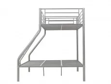 Seconique Seconique Tandi 3ft plus 4ft6 Silver Metal Triple Bunk Bed Frame