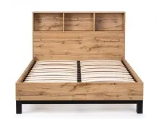 Julian Bowen Julian Bowen Bali Bookcase 4ft6 Double Oak Wooden Bed Frame