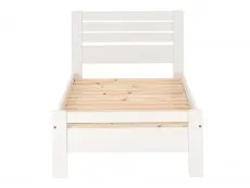 Seconique Seconique Toledo 3ft Single White Wooden Bed Frame