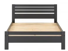 Seconique Seconique Toledo 5ft King Size Grey Wooden Bed Frame