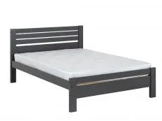 Seconique Seconique Toledo 5ft King Size Grey Wooden Bed Frame