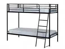 Seconique Seconique Brandon 3ft Black Metal Bunk Bed Frame