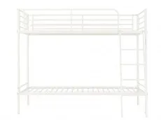 Seconique Seconique Brandon 3ft White Metal Bunk Bed Frame