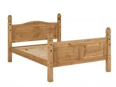 Seconique Seconique Corona 5ft King Size Wax Pine Wooden Bed Frame (High Footend)