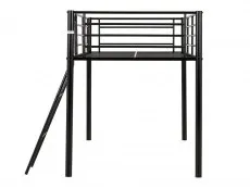 Seconique Seconique Kora 3ft Single Black Metal Mid Sleeper Bed Frame