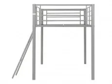 Seconique Seconique Kora 3ft Single Silver Metal Mid Sleeper Bed Frame