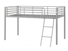 Seconique Seconique Kora 3ft Single Silver Metal Mid Sleeper Bed Frame