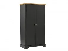 Seconique Seconique Toledo Grey and Oak 2 Door Double Wardrobe