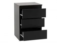 Seconique Seconique Malvern Black 4 Piece Bedroom Furniture Package