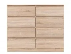 Seconique Seconique Malvern Sonoma Oak 4+4 Drawer Chest of Drawers