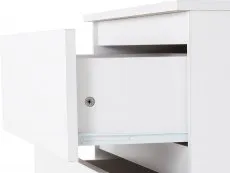 Seconique Seconique Malvern White 4 Drawer Chest of Drawers