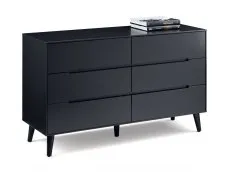 Julian Bowen Julian Bowen Alicia Anthracite 6 Drawer Chest of Drawers