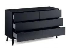 Julian Bowen Julian Bowen Alicia Anthracite 6 Drawer Chest of Drawers